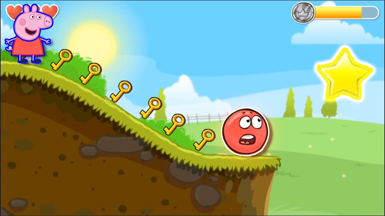 DEATHS OF RED BALL 4 PEPPA PIG BALL
