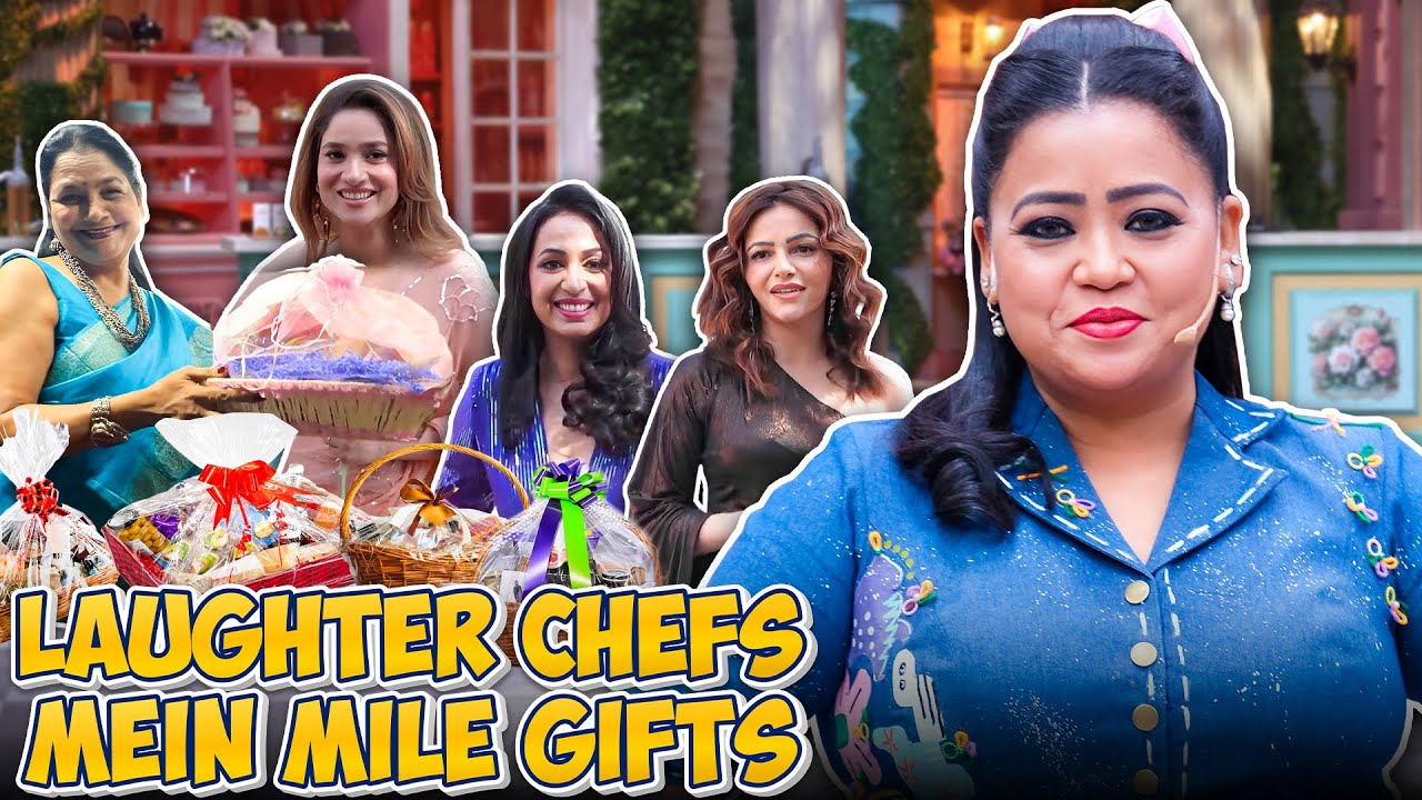 Laughter Chefs Ke Set Pe Hume Mile Gifts🎁| Bharti Singh | Haarsh Limbachiyaa | Golla