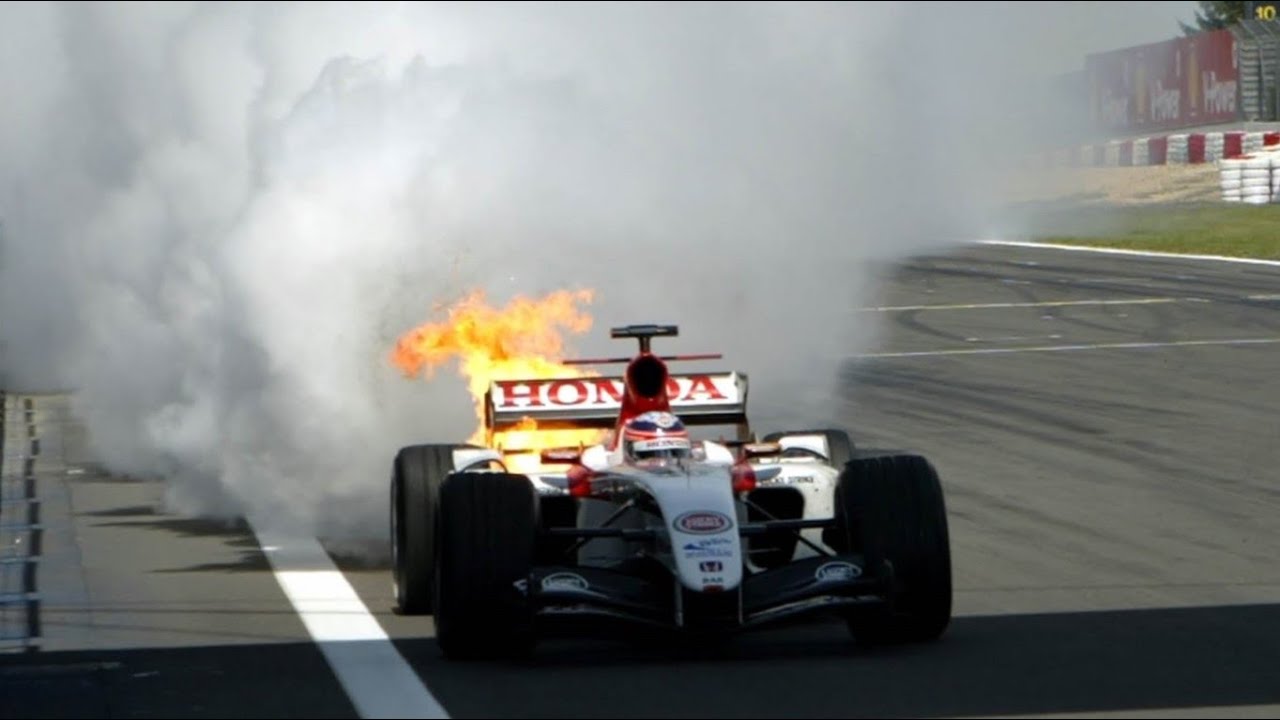 F1 – Compilation of Old-school Engine Failures