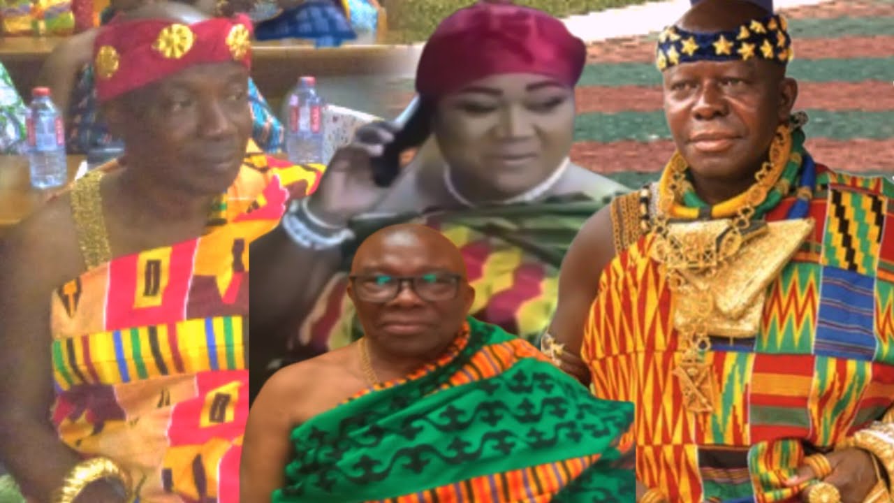 Enemies are crying, Nana Sambga Gyafla, original Sampa Manhene represent otumfou at a function 