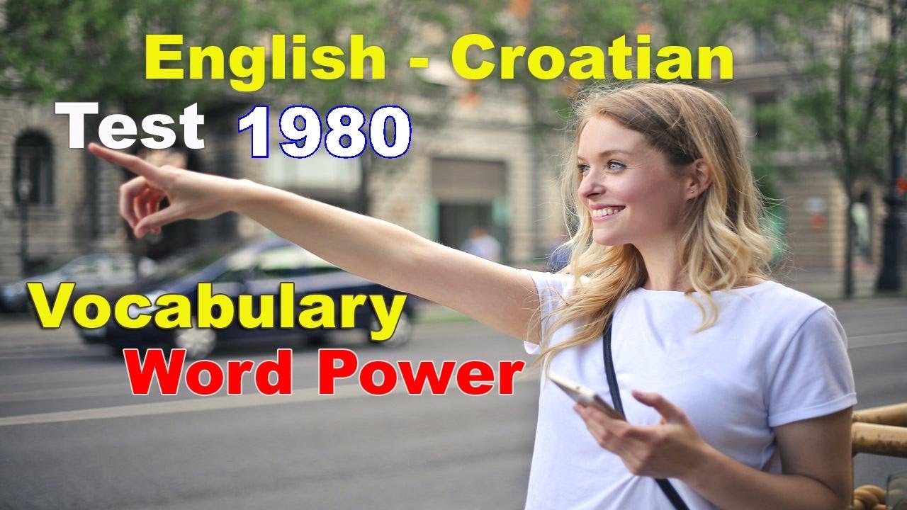 English Croatian Vocabulary Word Power Test 1980