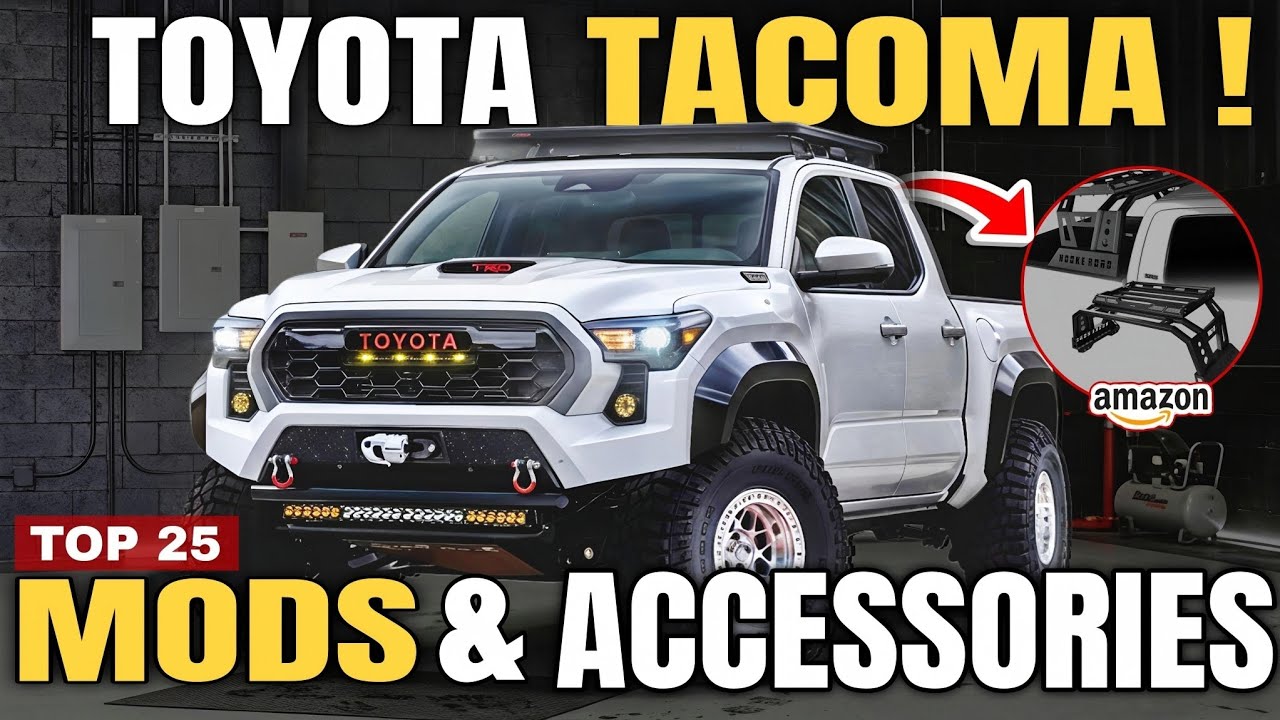 ТОП-25 аксессуаров для Toyota Tacoma на Amazon, которые действительно стоят каждой копейки!