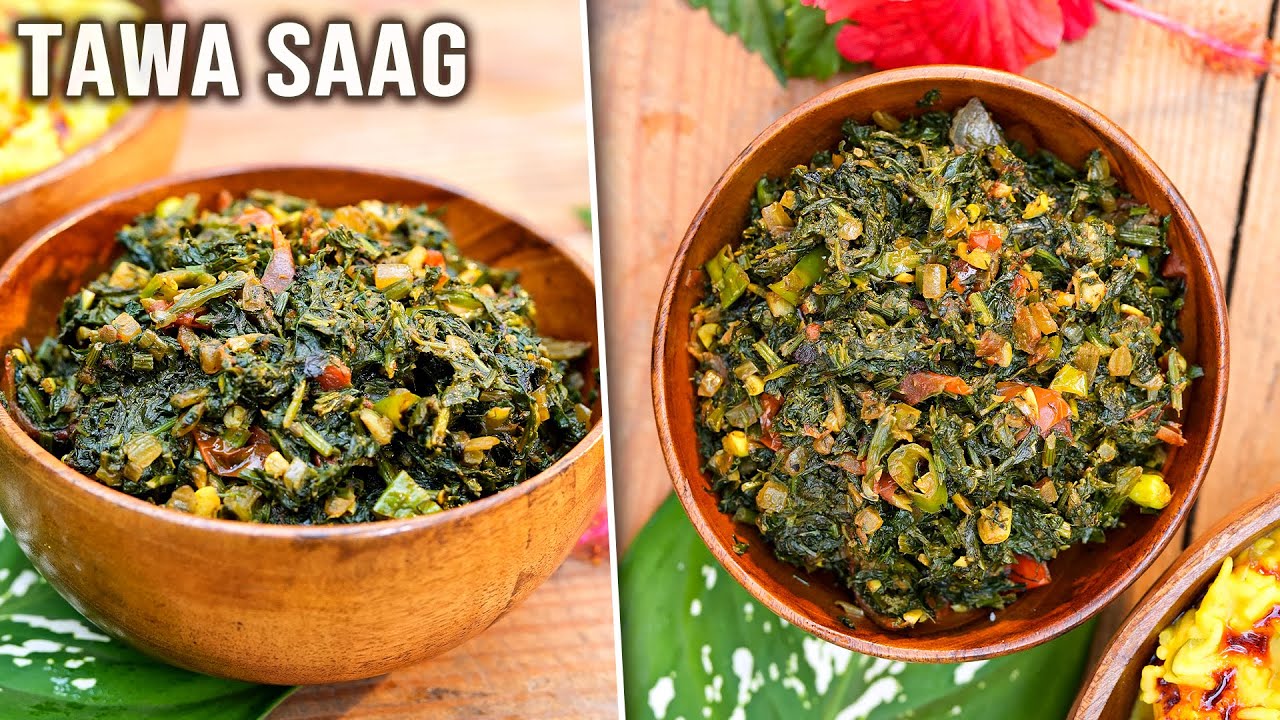 How To Make Saag on Tawa | Mix Leafy Vegetable Sabzi on Tawa | Serve with Roti, Khichdi, Parathas