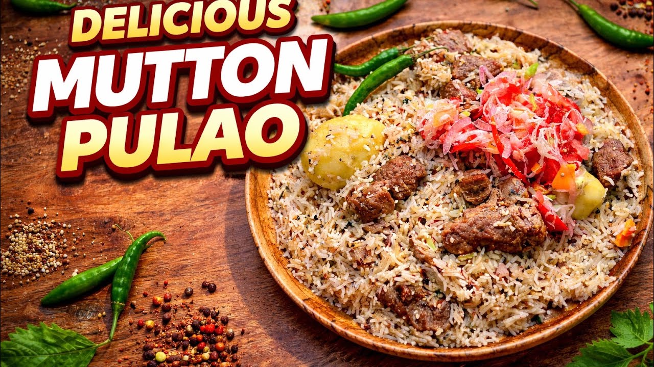 MUTTON YAKHNEE PULAO RECIPE