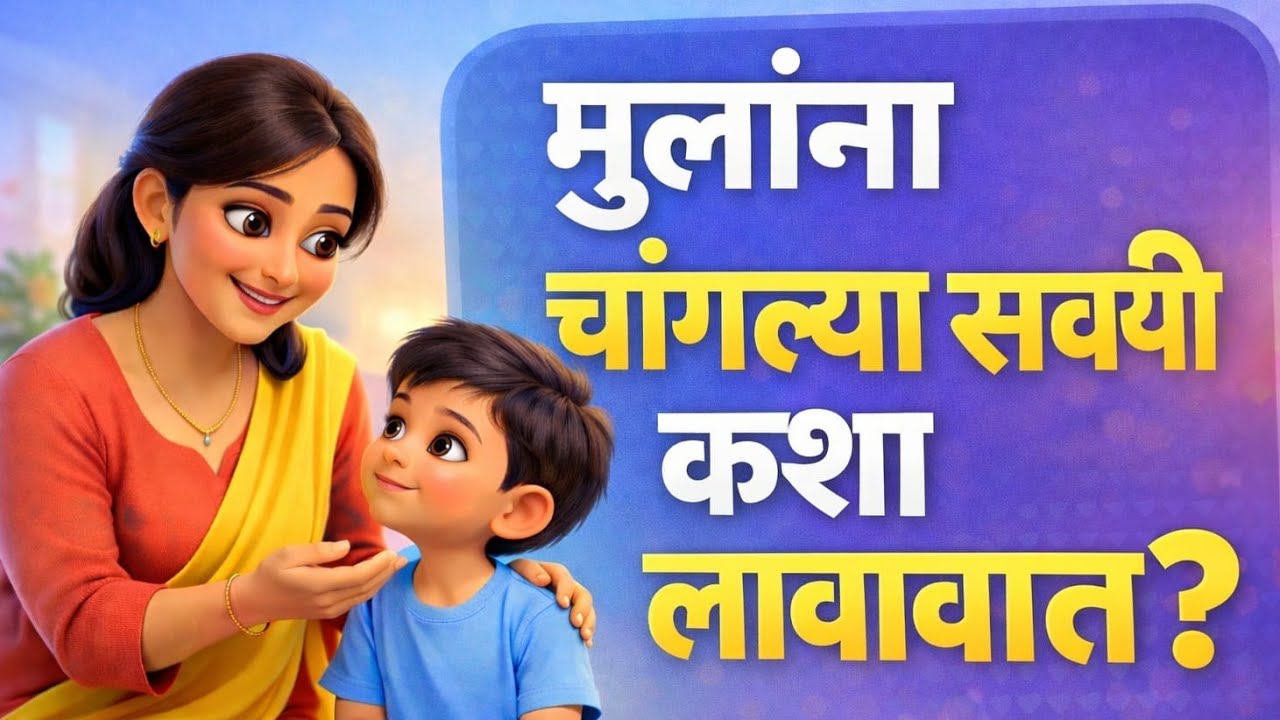 मुलांना चांगल्या सवयी कशा लावाव्यात? | Marathi Parenting Tips