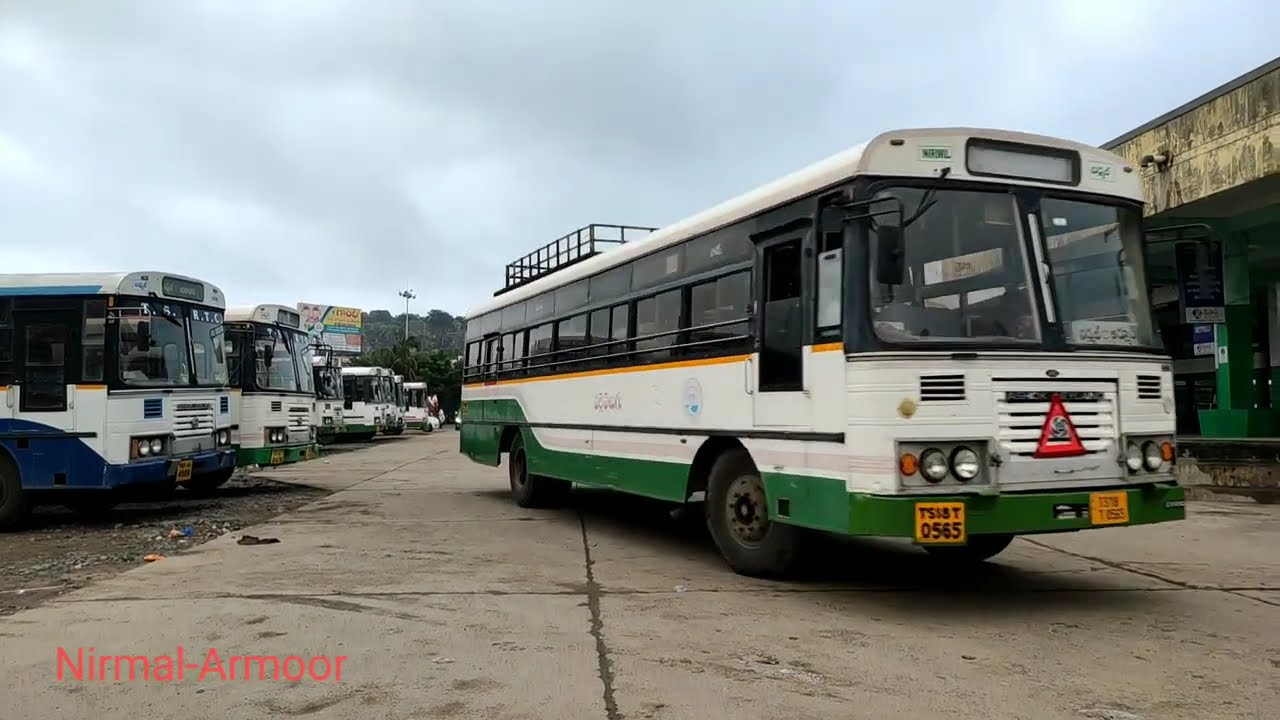 TSRTC Nirmal buses | Nirmal | Adilabad.