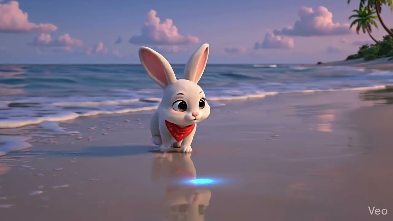 The Lonely Rabbit Built a Lighthouse 🐰💙 | Inspirational Beach Adventure | 3D Animated Short Film