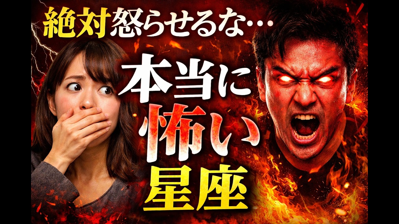 知らないと危険…怒ると一番怖い星座ランキングTOP12【実はあの星座が1位】