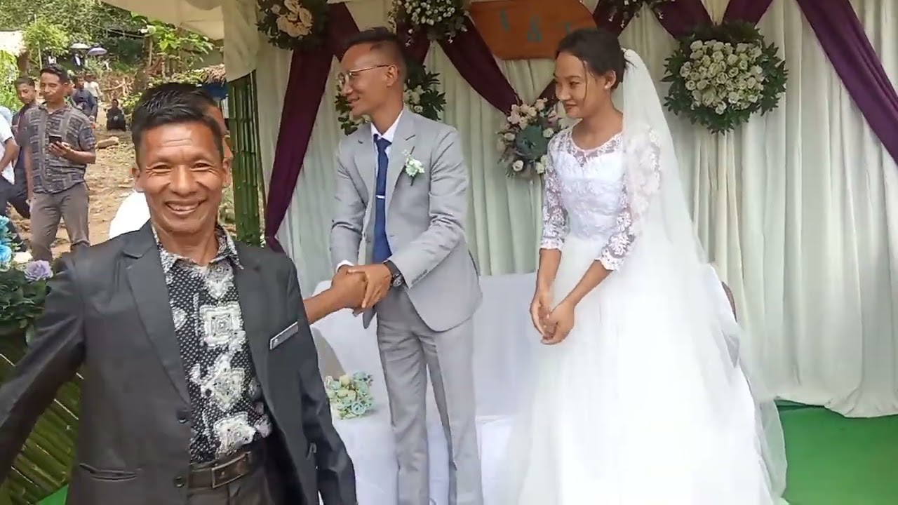 wedding day celebration Longwa Buptist church ganghei konyak