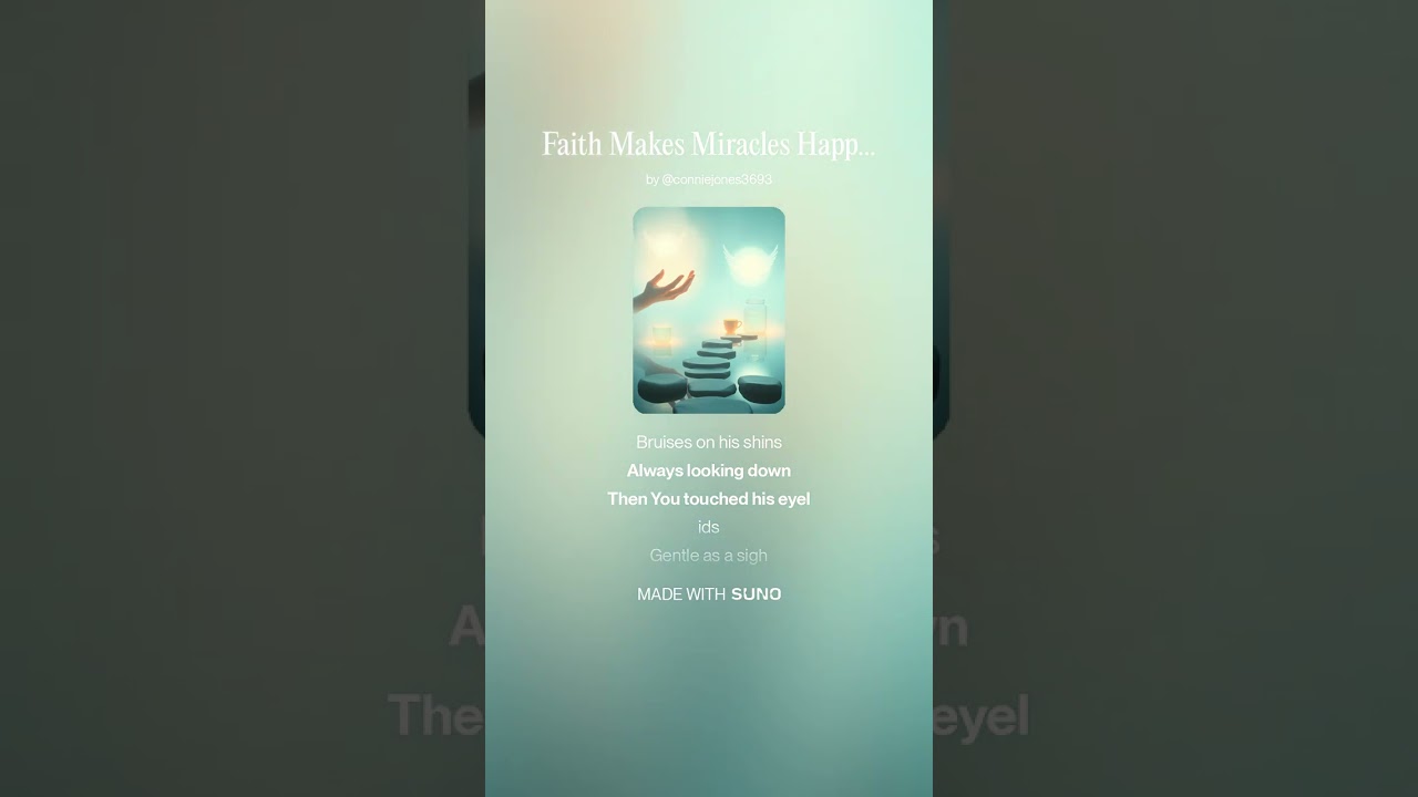Faith Makes Miracles Happen