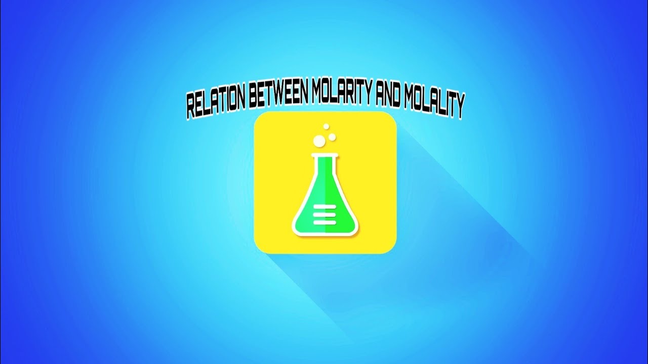 Relation between molarity and molality