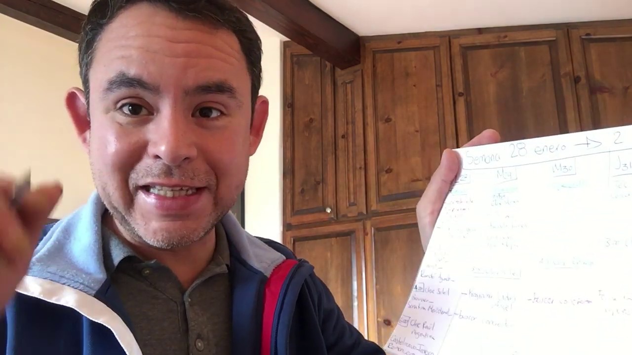 Cómo organizar el estudio y la semana de práctica! Rafael Elizondo