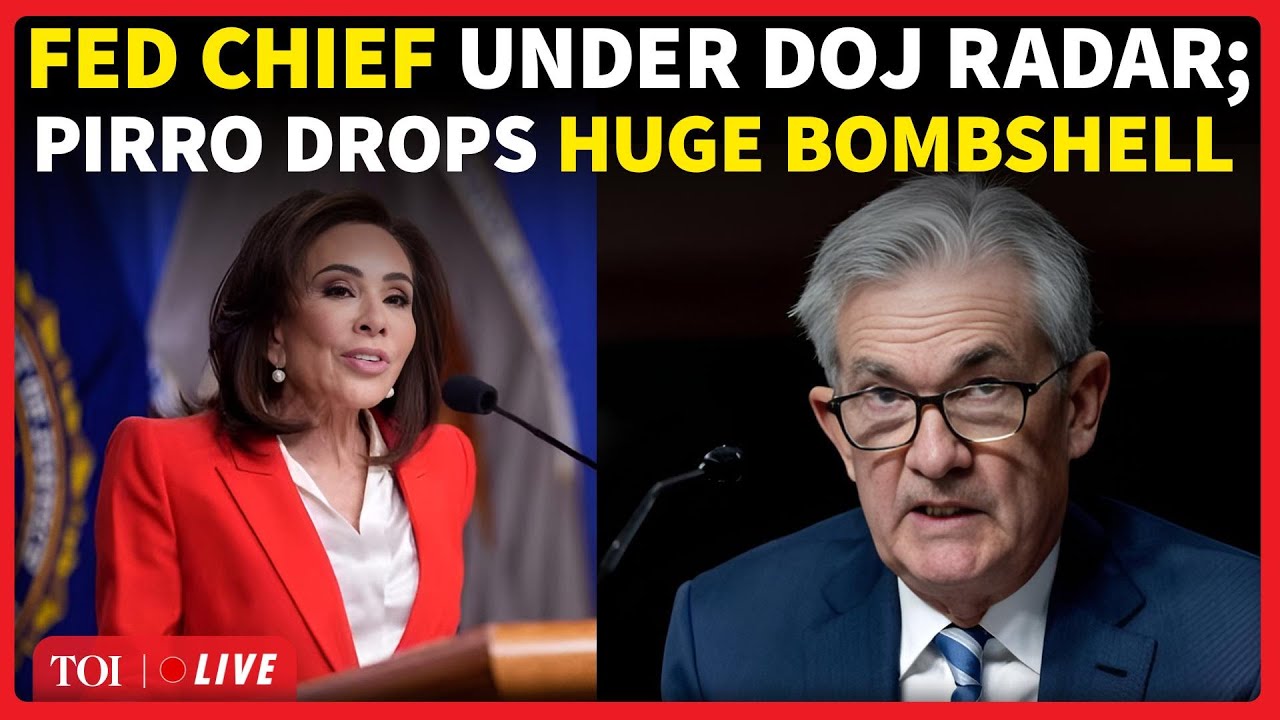 LIVE | 'No One Is Above The Law': Jeanine Pirro Updates On Jerome Powell's Subpoena Criminal Case