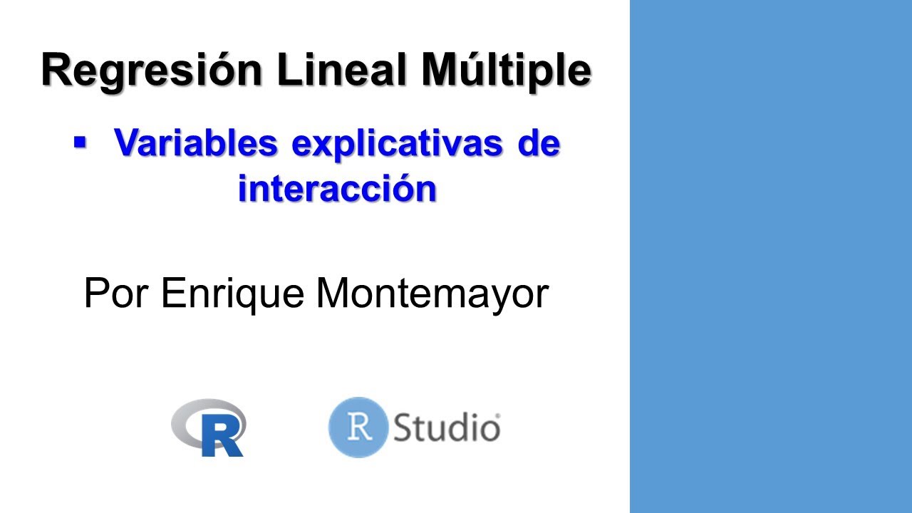 RLM: Variables explicativas de interacción