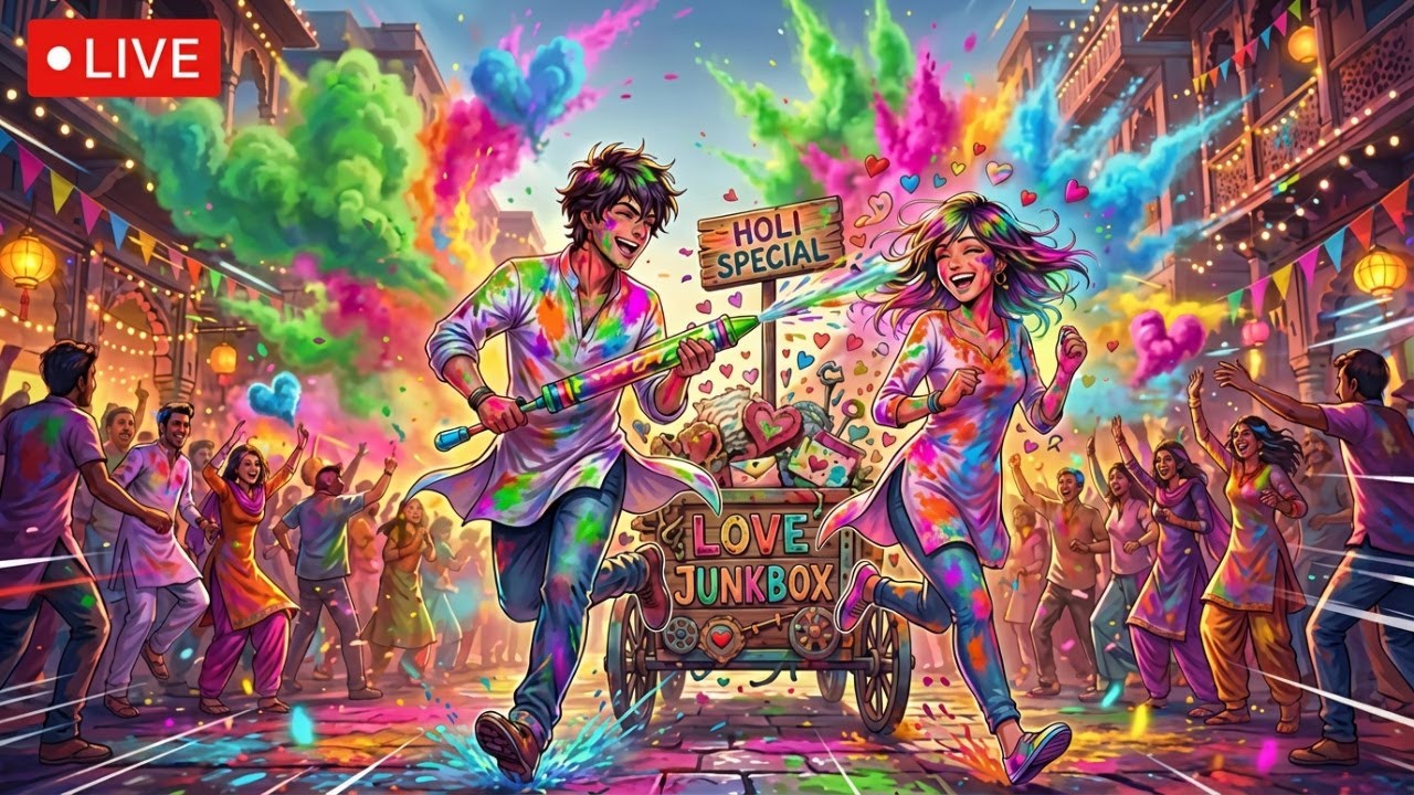 🔴 LIVE 24/7 Holi Party + Romantic Love Songs 2026 | Nonstop Hindi Jukebox