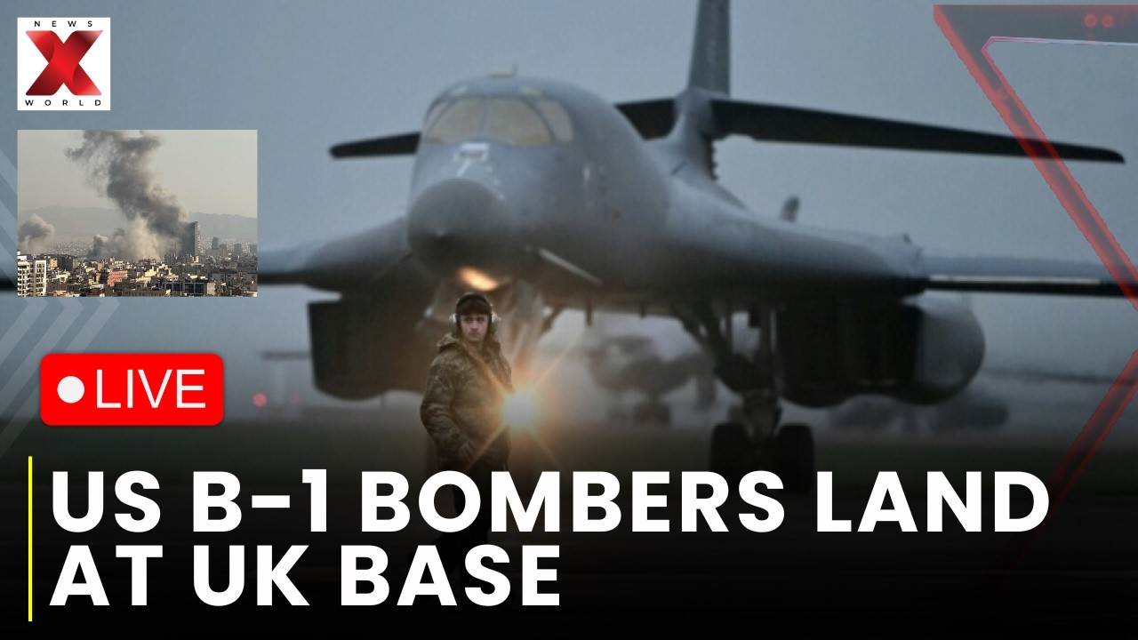 US-Iran War LIVE: US B-1 Lancer Bombers Arrive At RAF Fairford For Iran Operations | US-Iran War