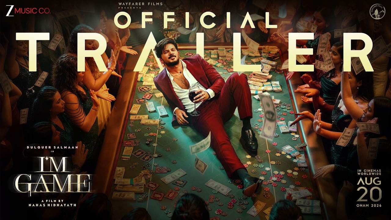 I'M GAME - Official Trailer (Hindi) | Dulquer Salmaan | Kayadu Lohar | Samyuktha | Nahas Hidhayath