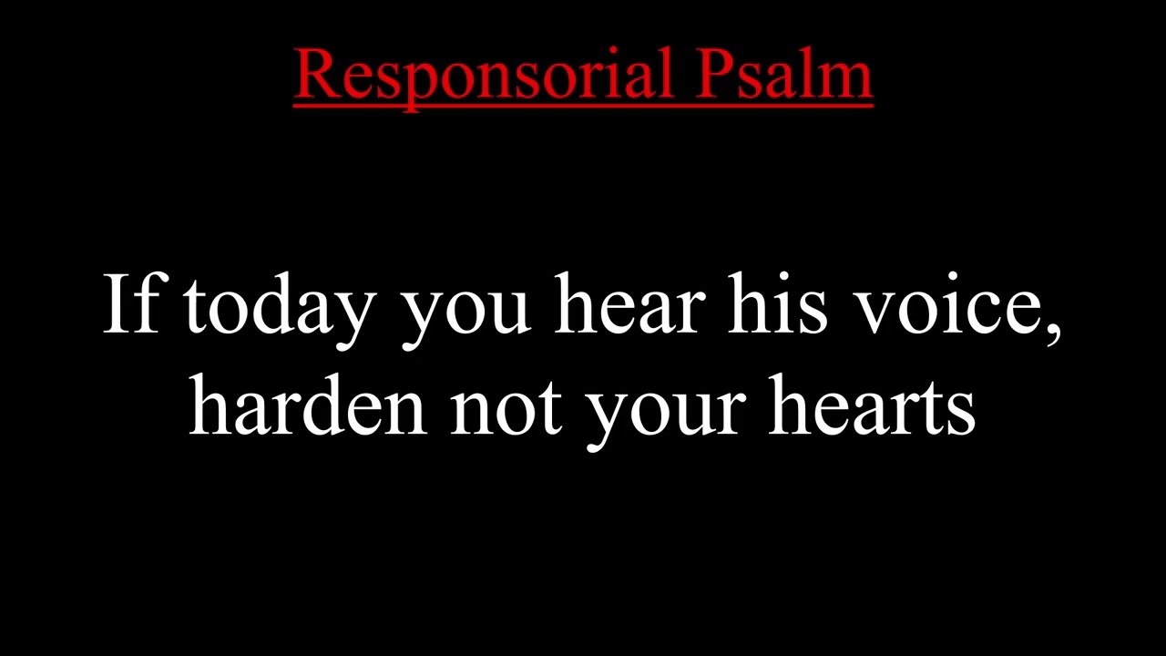 27th Sunday in Ordinary Time (2025) - Respond & Acclaim