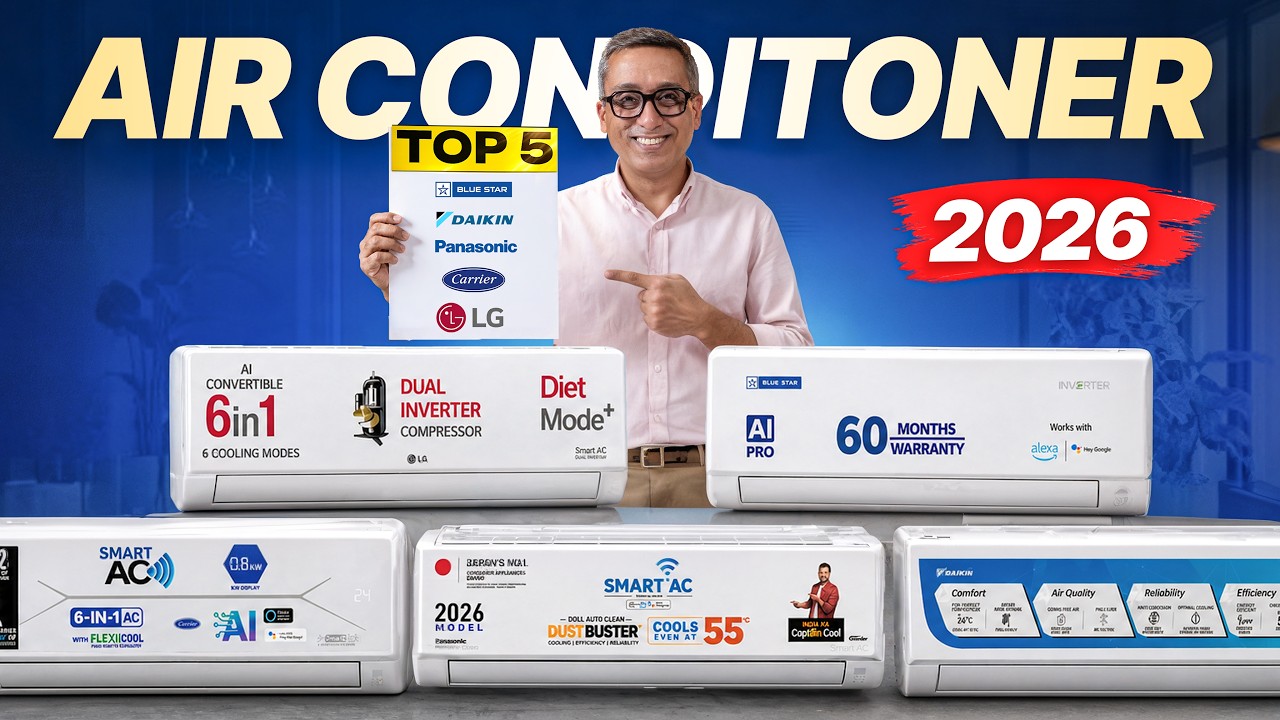 Best AC 2026 | AC Buying Guide 2026 | Best 1.5 Ton 5 Star AC