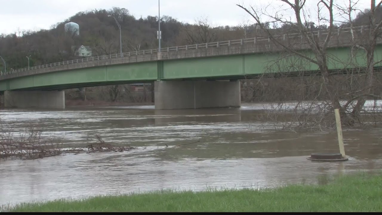 Wheeling Island & Ohio River flooding