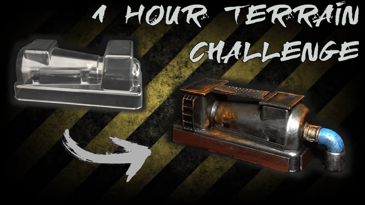 One Hour Terrain Challenge - Packaging Material