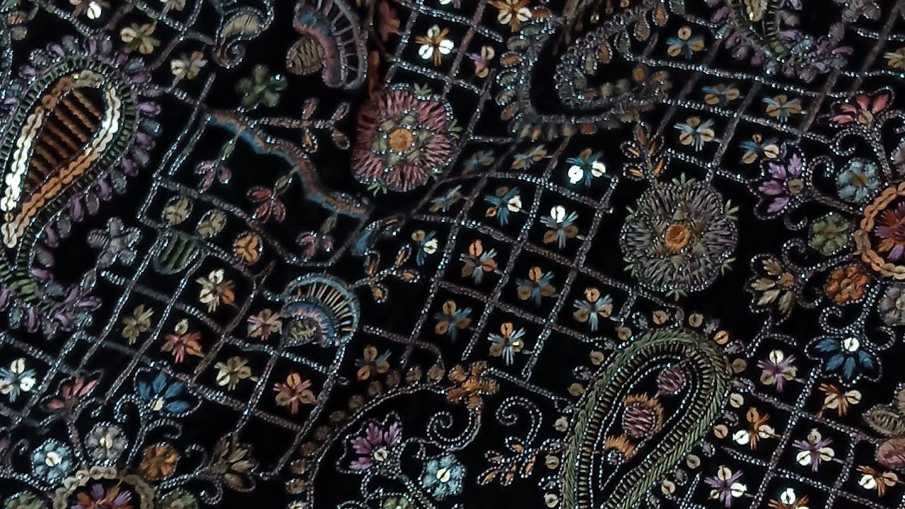 velvet suit  stitching