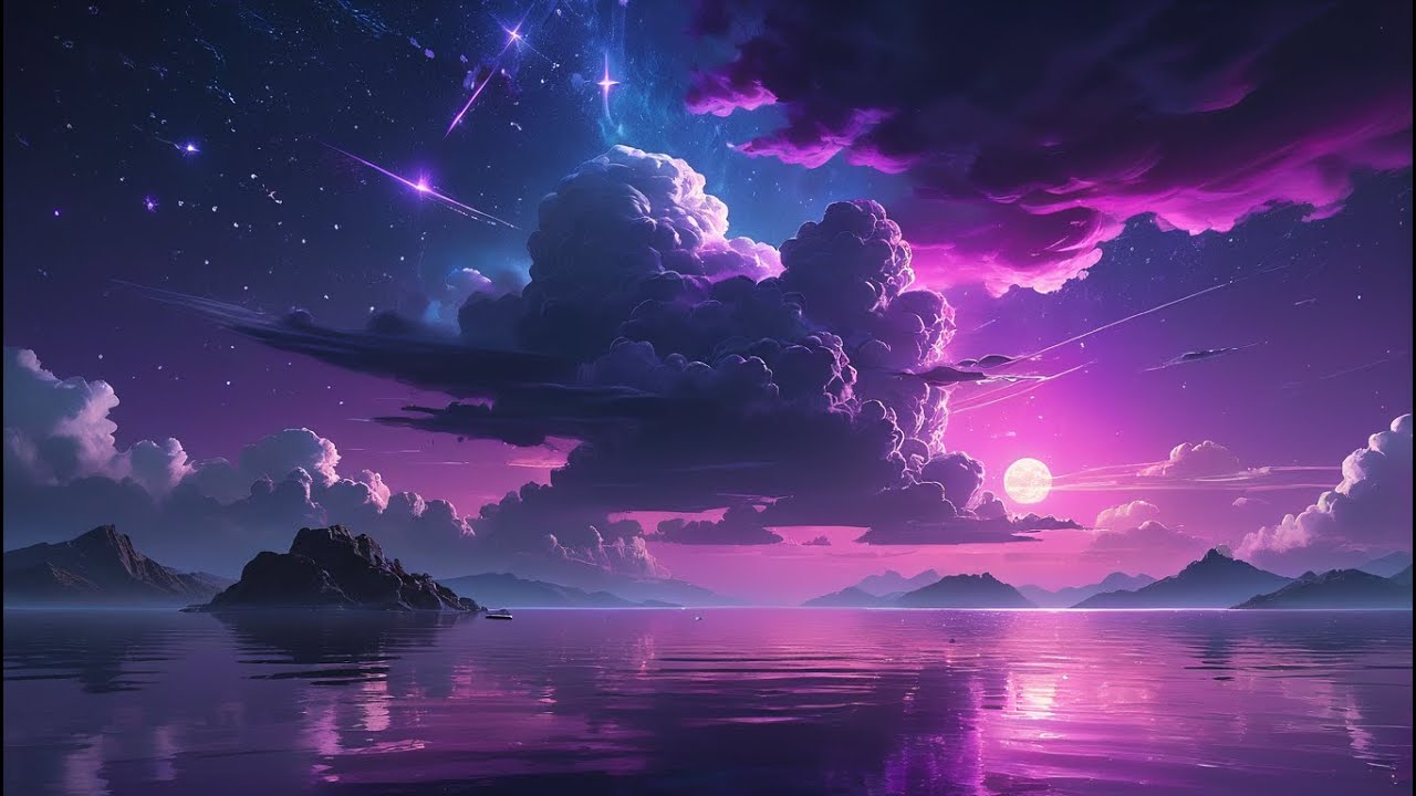 ...Purple sky