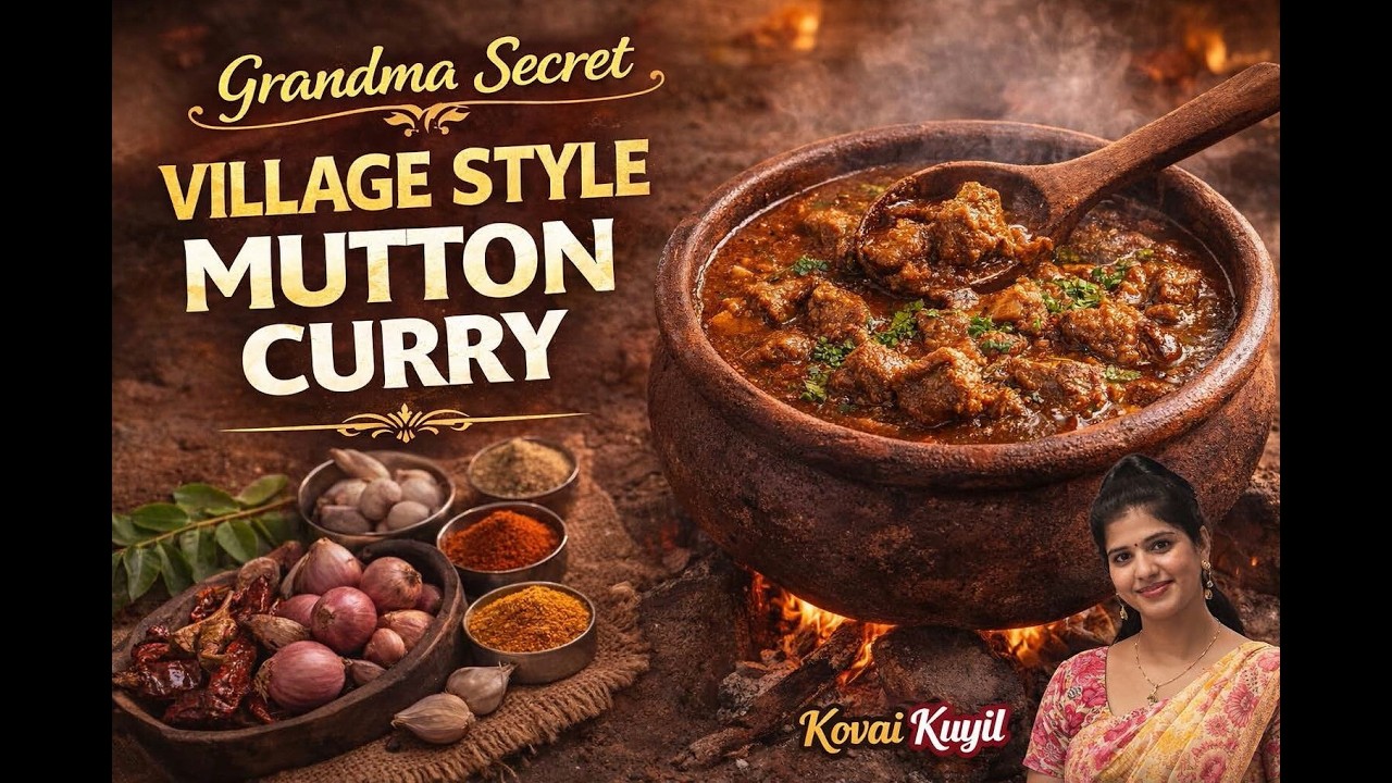 Grandma Secret – Village Style  Mutton Curry I #Recipe #Homemade #KovaiKuyil #cooking #muttoncurry