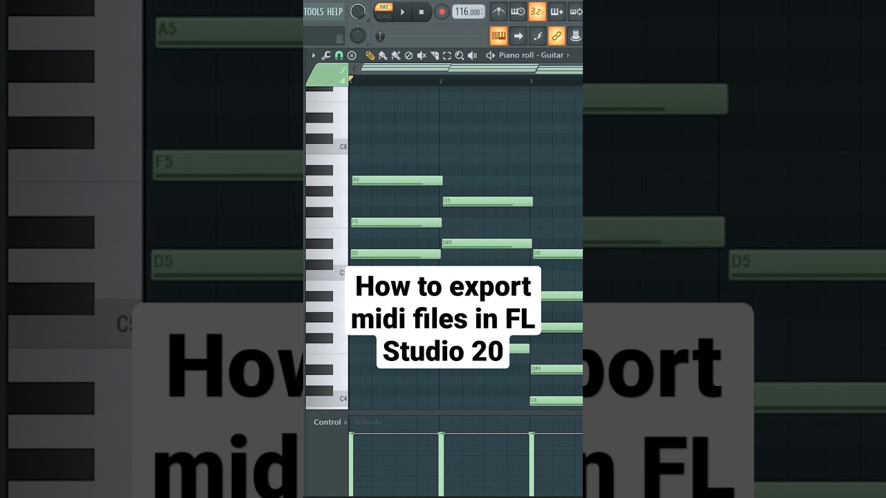 How to Export MIDI files in FL Studio