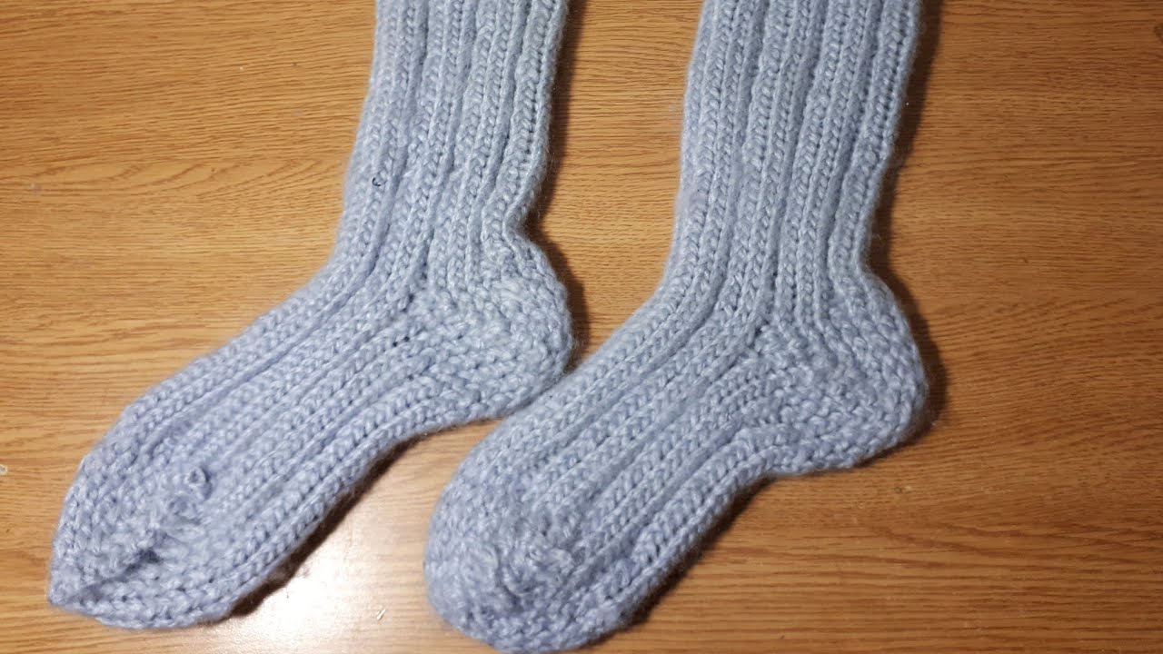 Como tejer un calcetín en telar para calcetines (telar oval) Parte 1