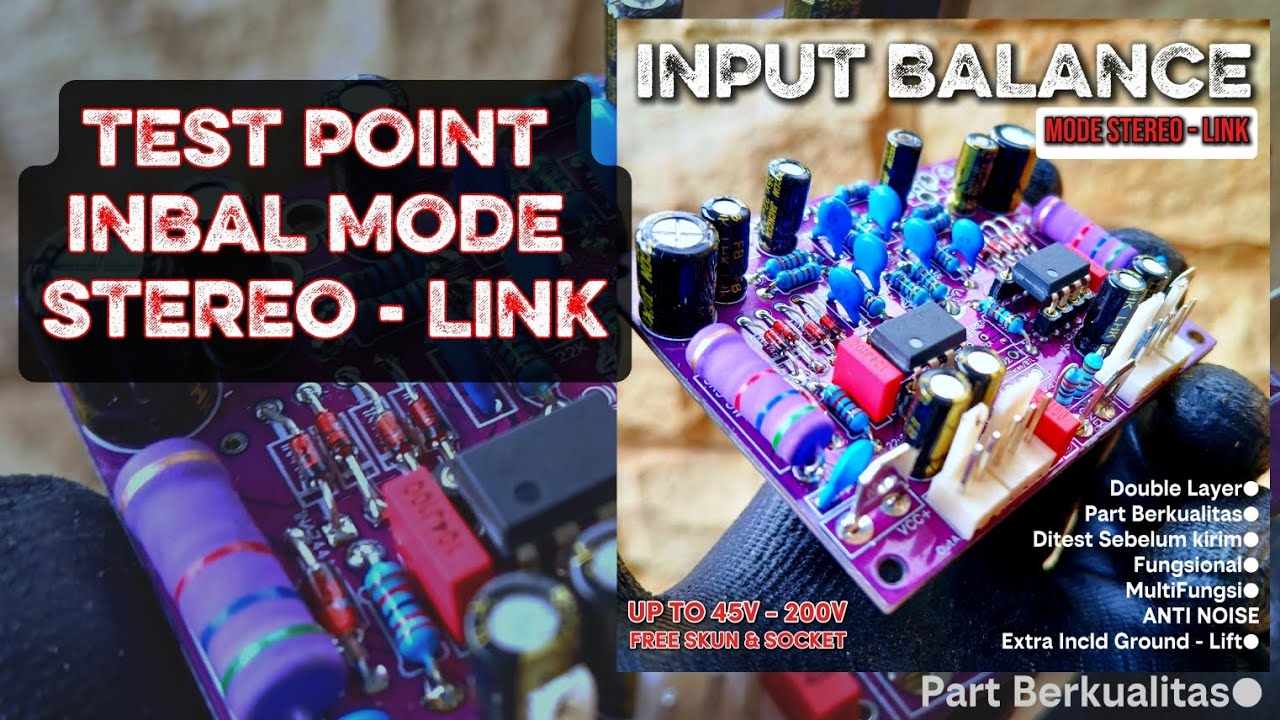 INBAL MODE LINK -  TEST POINT - TIPS INSTALASI DAN BAGAIMANA CARA KERJANYA - INPUT BALANCE LINK