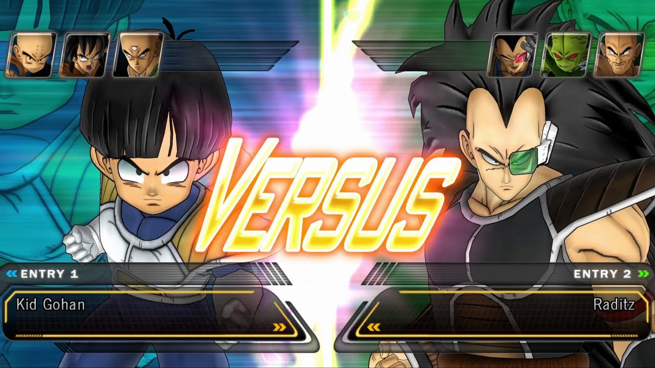 Kid Gohan Vs. Raditz - Hardest Level Epic Fight | Dragon Ball Z Ultimate Tenkaichi | 4k
