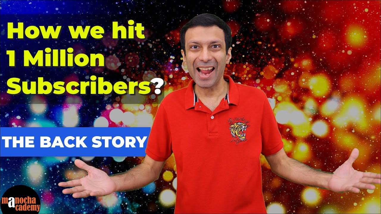 Manocha Academy Story | How We Hit 1 Million Subscribers
