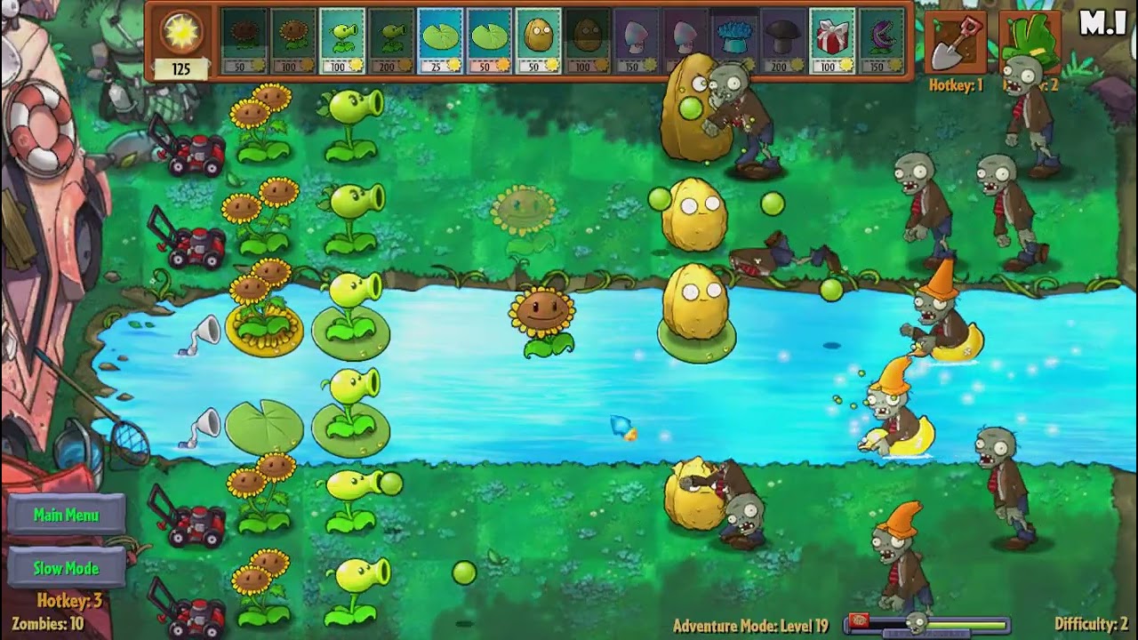 Plant Vs Zombie Fusion Level 3-1