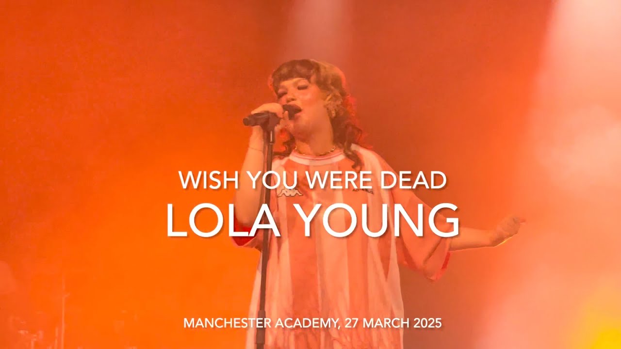 Lola Young - Wish You Were Dead - Live 4k @ Manchester Academy, 27 March 2025