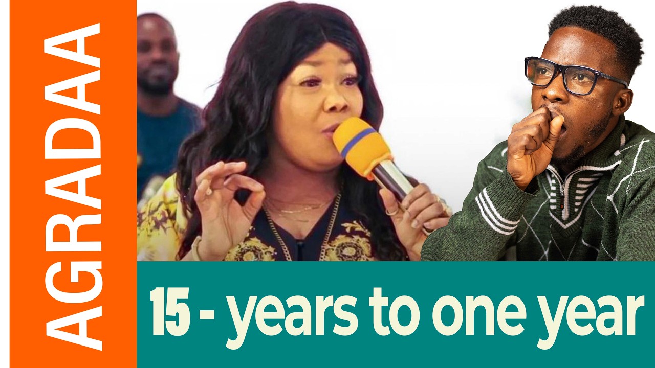 COURT REDUECES AGRADAA'S 15-YEAR SENTENCE TO ONE YEAR.