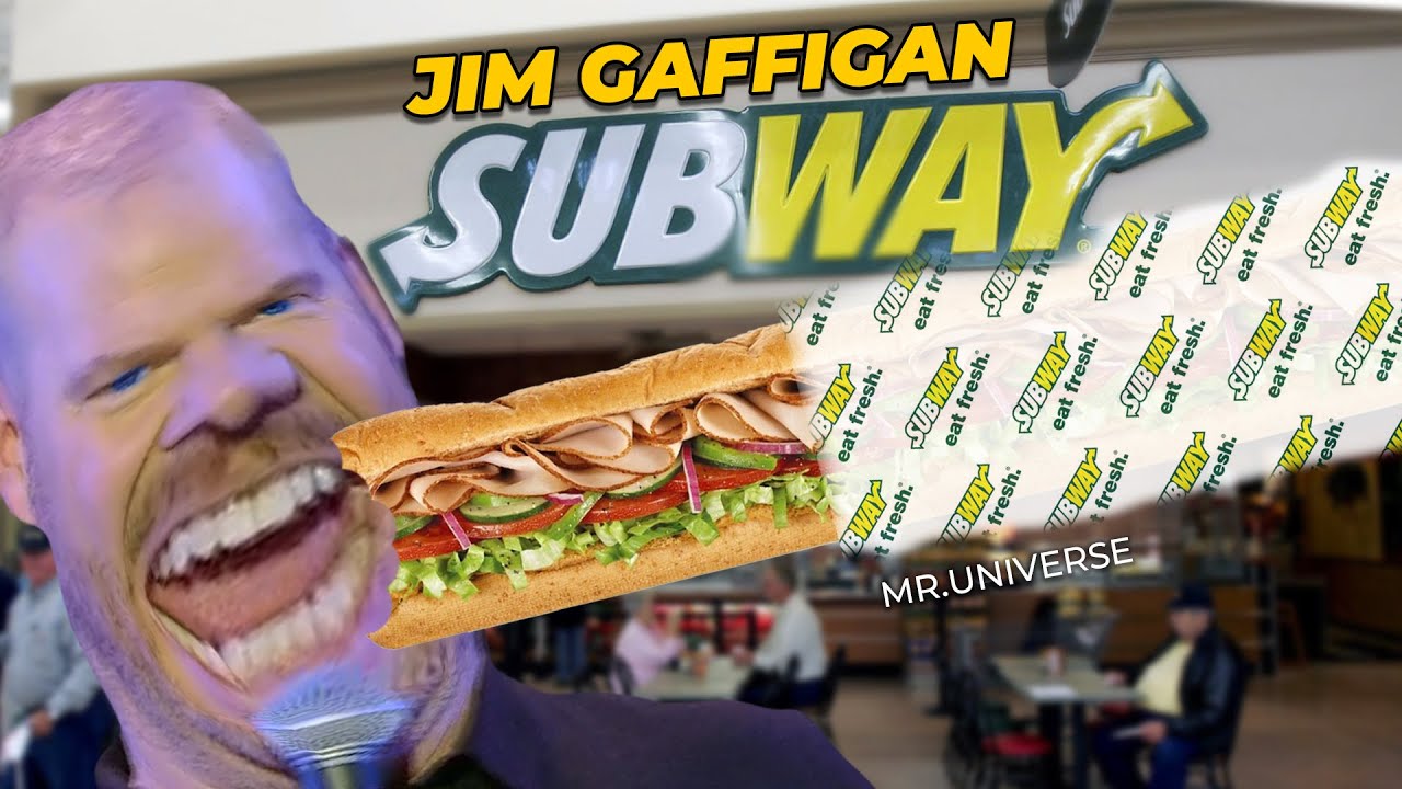 «SUBWAY — Ешьте свежее??» — Джим Гаффиган, стендап (Мистер Вселенная)