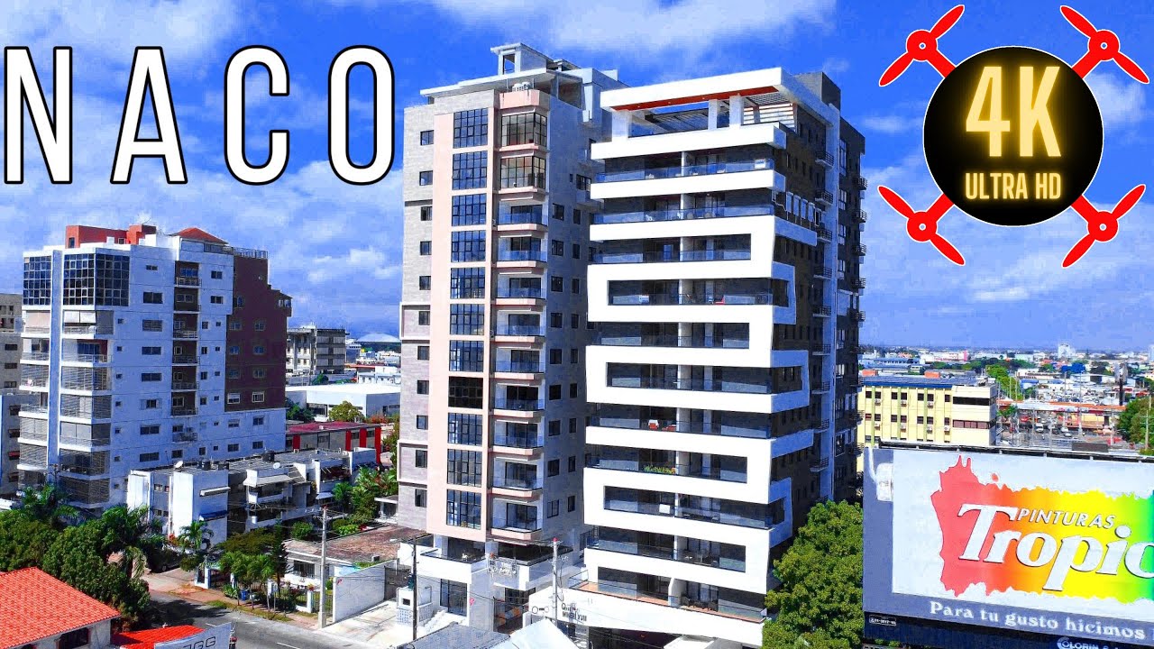 Vibrant Aerial Images of Santo Domingo 🇩🇴 (Naco District) 4K ULTRA HD