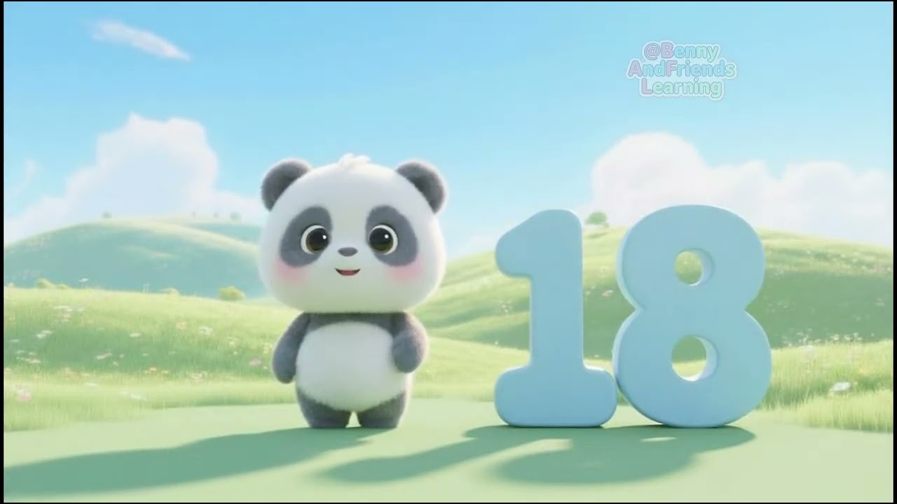 Count Along with Pip! Numbers 17, 18, 19 & 20 | Benny & Friends (Reinforcement)