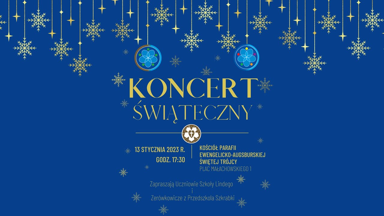 Koncert Świąteczny placówek edukacyjnych Ewangelickiego Towarzystwa Oświatowego 13.01.2023