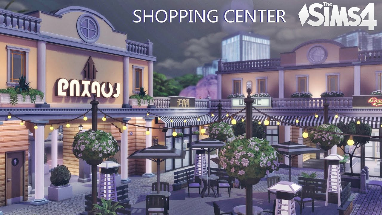 Outlet Shopping Center 🛍️| Crystal Creations | the Sims 4 Stop Motion