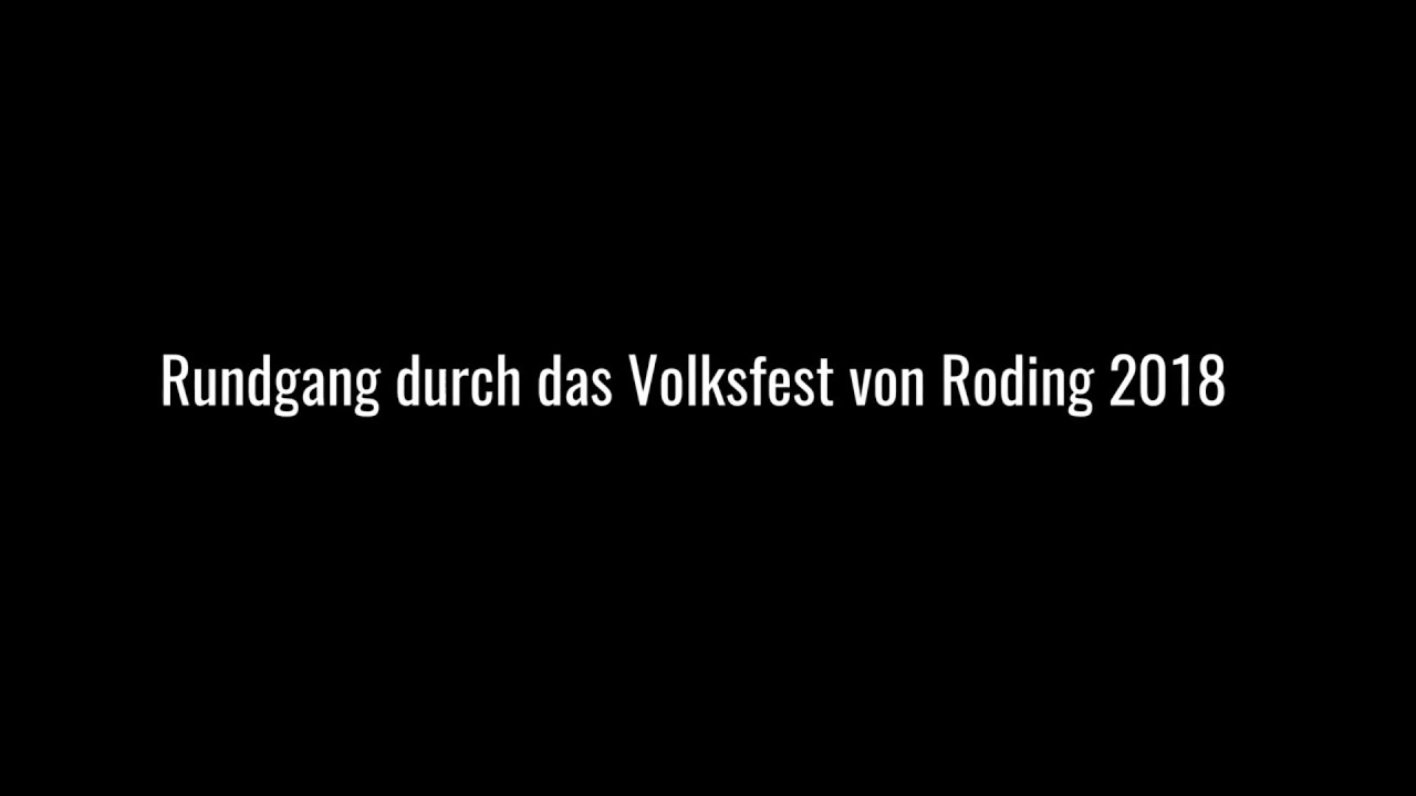 Volksfest Roding Rundgang 2018