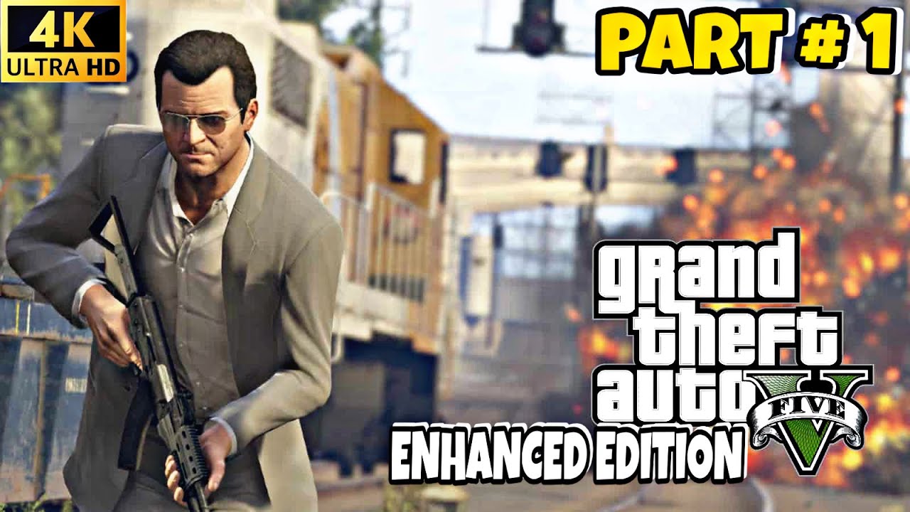 PART #1 | GTA V ENHANCED EDITION 4K ULTRA GRAPHICS RAY TRACING ON | REALISTIC GAMEPLAY PC