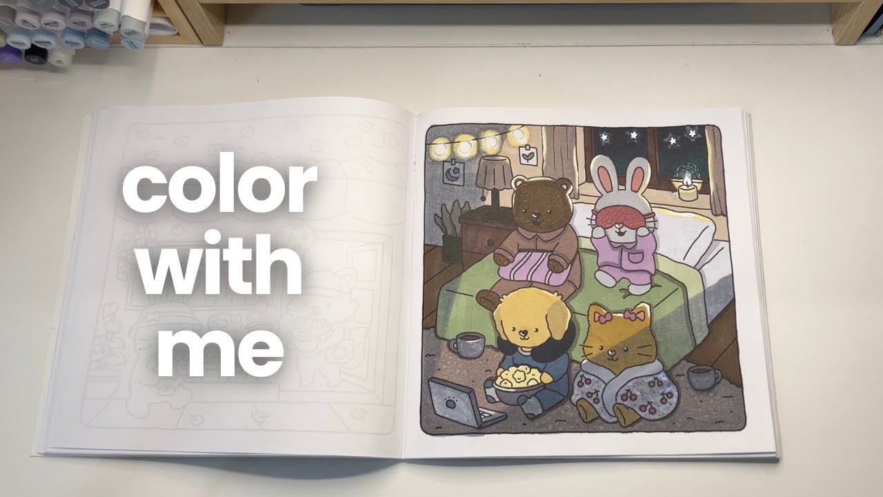 COLOR WITH ME #8 | How to Create the Screen Light Glow Effect using Ohuhu Alcohol Markers