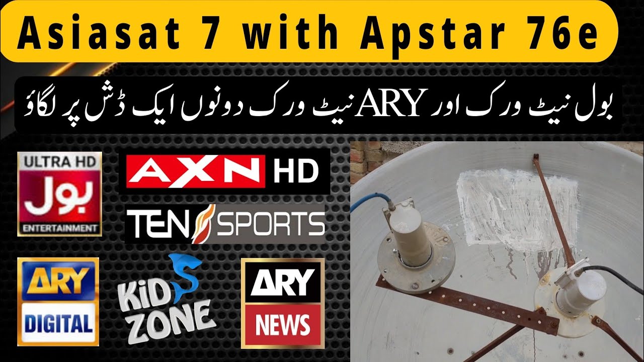Breaking News Asiasat 7 with Apstar 76E | Asiasat 7 Signal Setting