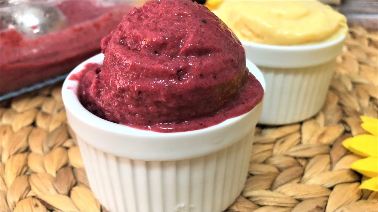 HELADOS DE YOGUR Y FRUTAS NATURALES SIN AZUCAR//RECETA FACIL