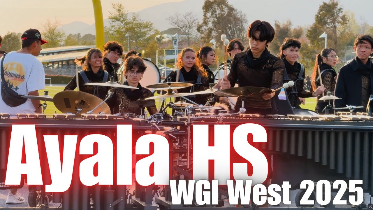 Ayala HS Percussion 2025 - In the Lot @ WGI West