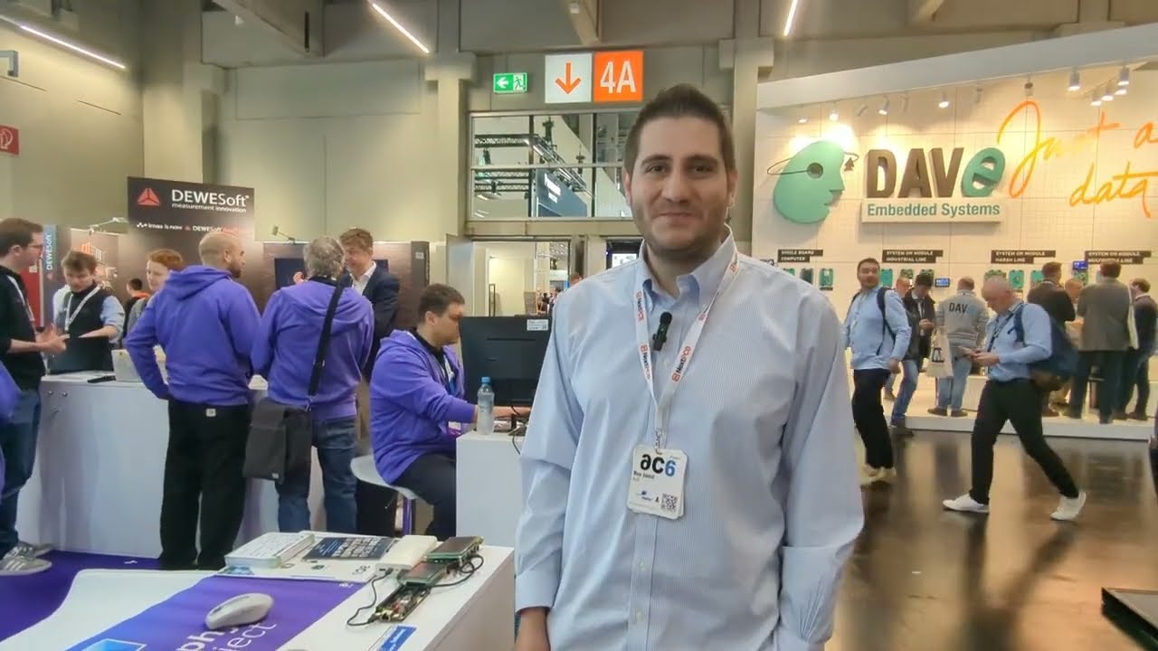 Рой Джамиль, Ac6 | Стенд проекта Zephyr | Embedded World 2026, Германия