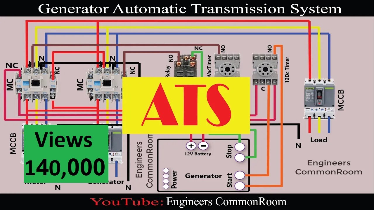 Система автоматической трансмиссии ATS | Инженерный кабинет ।Схема электрической цепи