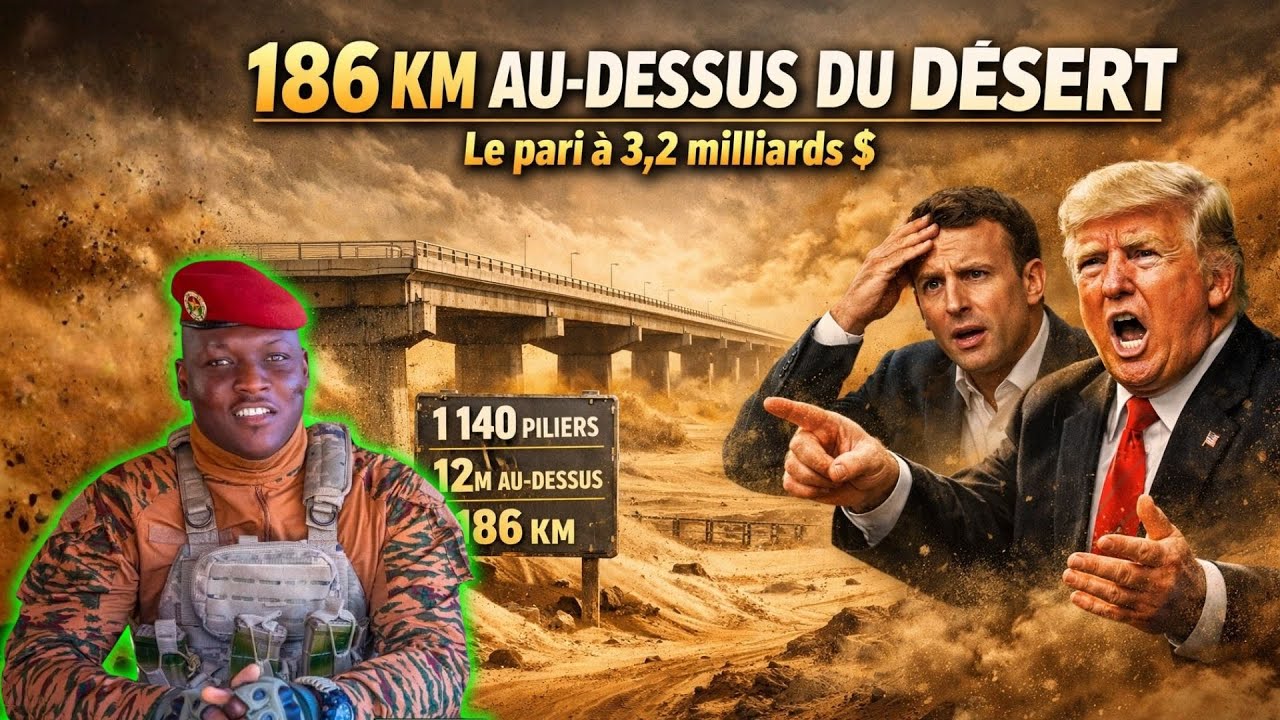 Ibrahim Traoré révèle un pari fou : 186 km au-dessus du désert africain